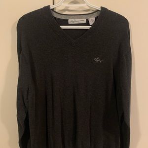 Greg Norman Gray V-Neck Sweater